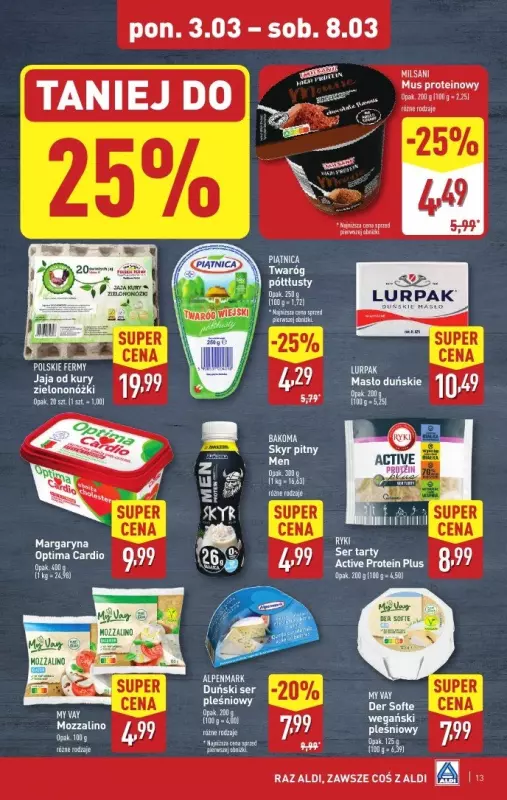 Aldi - gazetka promocyjna Pełny katalog! od poniedziałku 03.03 do soboty 08.03 - strona 13