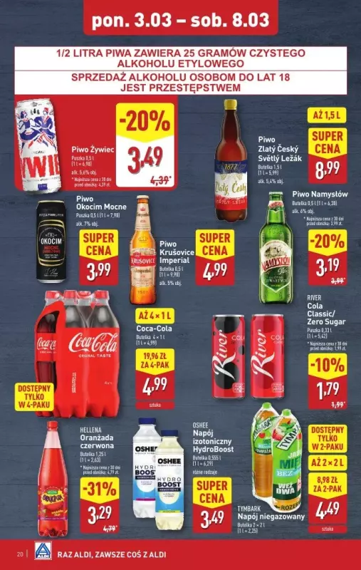 Aldi - gazetka promocyjna Pełny katalog! od poniedziałku 03.03 do soboty 08.03 - strona 20