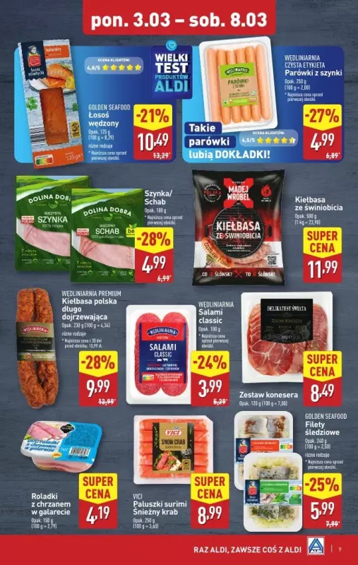 Aldi - gazetka promocyjna Pełny katalog! od poniedziałku 03.03 do soboty 08.03 - strona 9