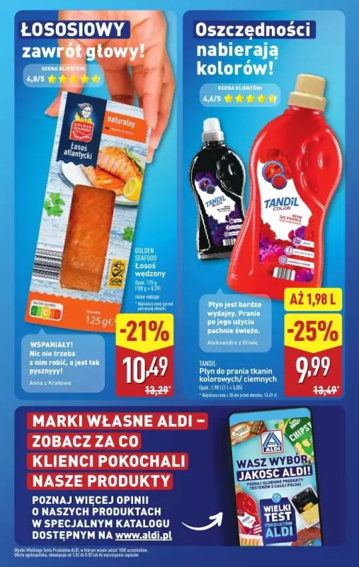 Aldi - gazetka promocyjna Wielki test produktów Aldi! od poniedziałku 03.03 do soboty 08.03 - strona 2