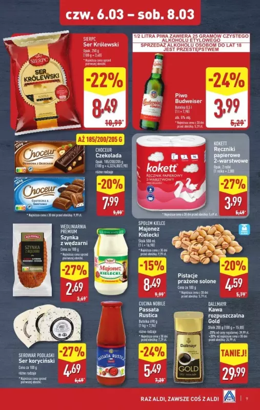 Aldi - gazetka promocyjna Weekend super cen w Aldi! od czwartku 06.03 do soboty 08.03 - strona 9