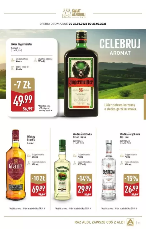 Aldi - gazetka promocyjna Świat alkoholi w Aldi od poniedziałku 03.03 do soboty 29.03 - strona 11