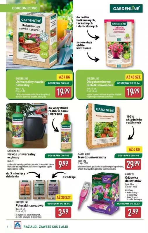 Aldi - gazetka promocyjna Katalog ogrodowy od środy 05.03 do soboty 08.03 - strona 8