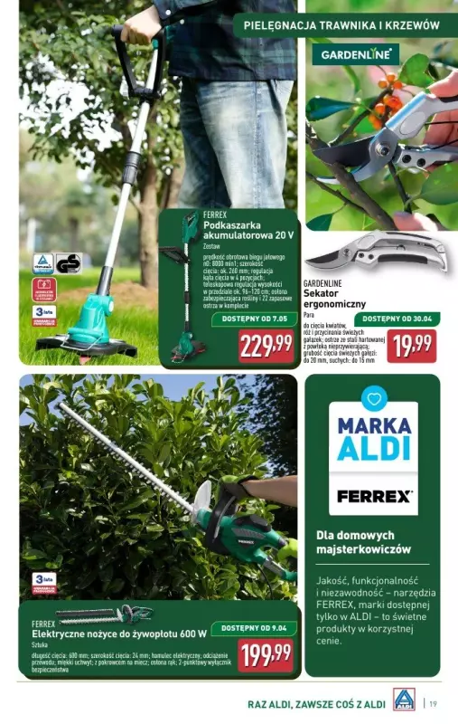 Aldi - gazetka promocyjna Katalog ogrodowy od środy 05.03 do soboty 08.03 - strona 19