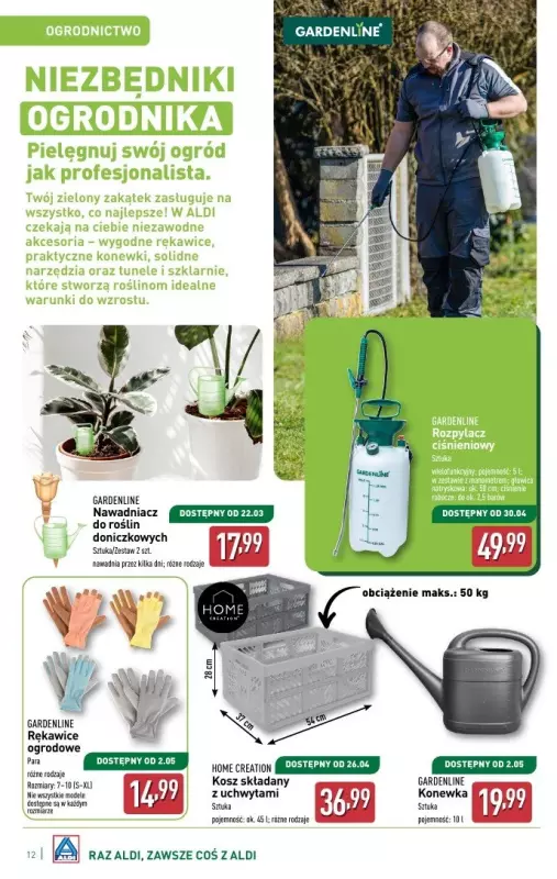 Aldi - gazetka promocyjna Katalog ogrodowy od środy 05.03 do soboty 08.03 - strona 12