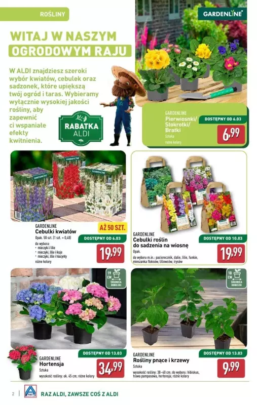 Aldi - gazetka promocyjna Katalog ogrodowy od środy 05.03 do soboty 08.03 - strona 2