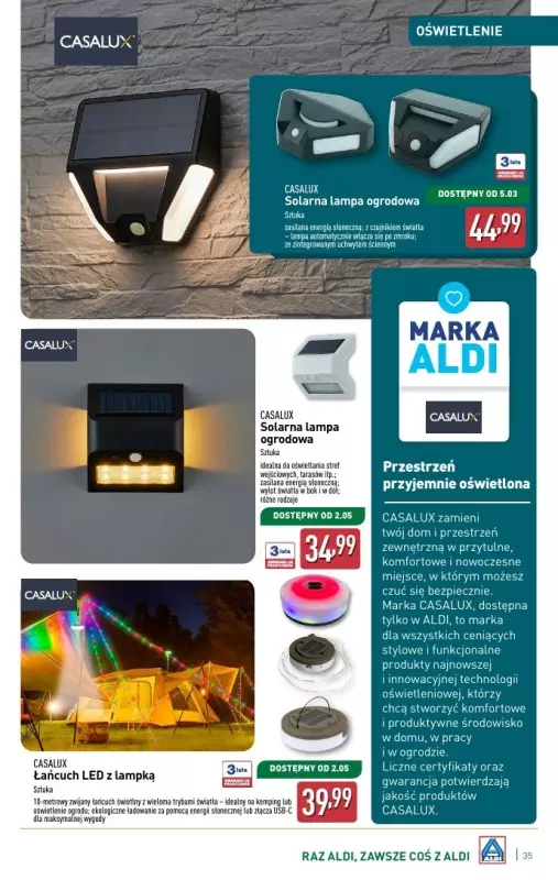 Aldi - gazetka promocyjna Katalog ogrodowy od środy 05.03 do soboty 08.03 - strona 35