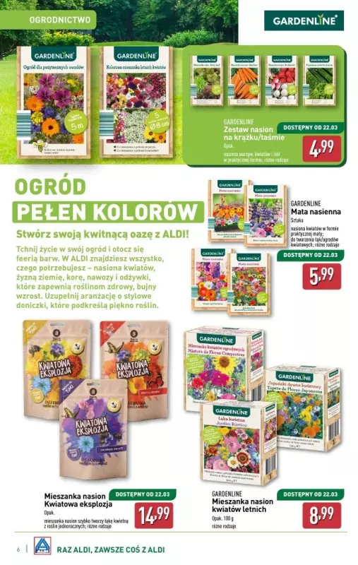 Aldi - gazetka promocyjna Katalog ogrodowy od środy 05.03 do soboty 08.03 - strona 6