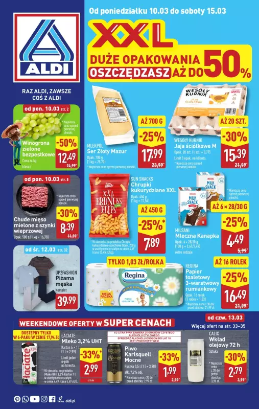 Aldi - gazetka promocyjna Pełny katalog! od poniedziałku 10.03 do soboty 15.03