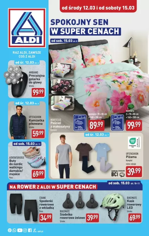 Aldi - gazetka promocyjna Aldi ma to coś! od środy 12.03 do soboty 15.03