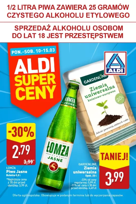 Aldi - gazetka promocyjna Super ceny w Aldi! od poniedziałku 10.03 do soboty 15.03 - strona 3