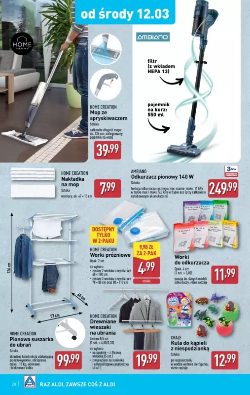 Aldi - gazetka promocyjna Pełny katalog! od poniedziałku 10.03 do soboty 15.03 - strona 28