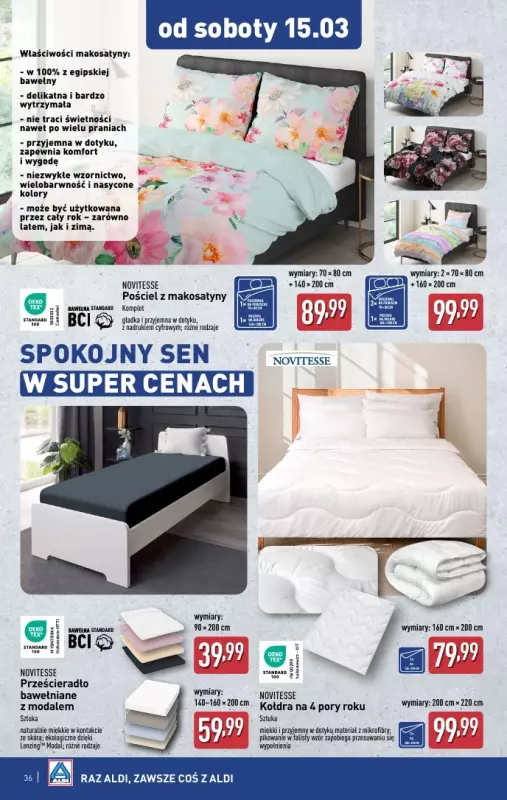 Aldi - gazetka promocyjna Pełny katalog! od poniedziałku 10.03 do soboty 15.03 - strona 36