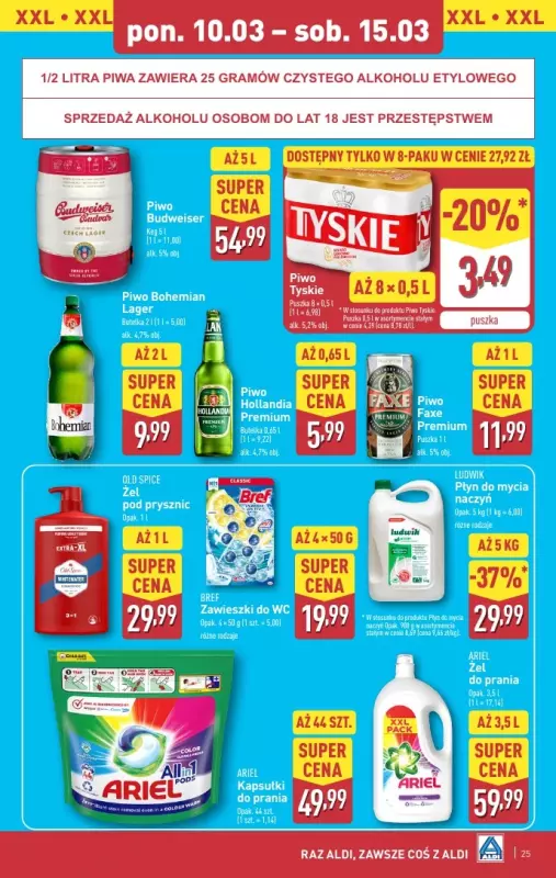 Aldi - gazetka promocyjna Pełny katalog! od poniedziałku 10.03 do soboty 15.03 - strona 25