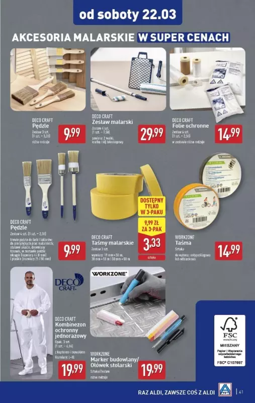 Aldi - gazetka promocyjna Pełny katalog! od poniedziałku 17.03 do soboty 22.03 - strona 41