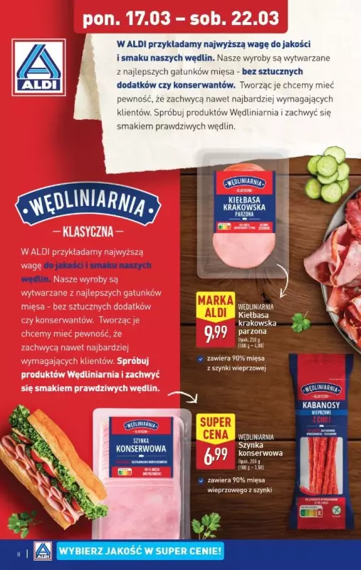 Aldi - gazetka promocyjna Pełny katalog! od poniedziałku 17.03 do soboty 22.03 - strona 8