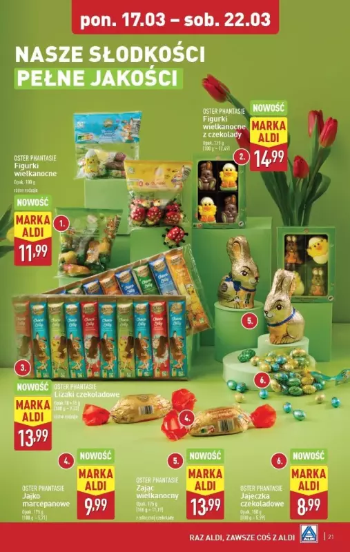 Aldi - gazetka promocyjna Pełny katalog! od poniedziałku 17.03 do soboty 22.03 - strona 21