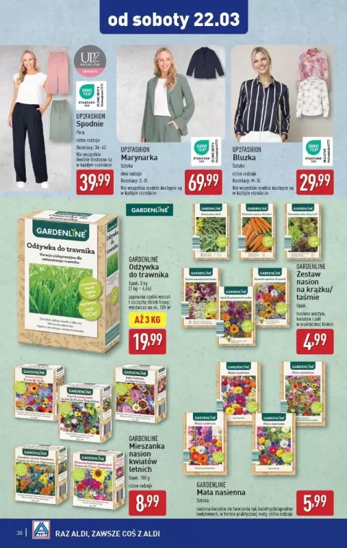 Aldi - gazetka promocyjna Pełny katalog! od poniedziałku 17.03 do soboty 22.03 - strona 38