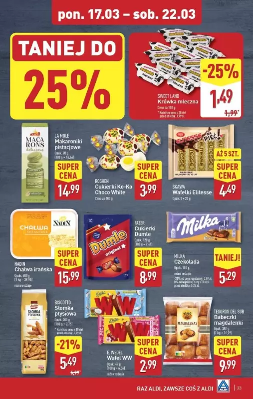 Aldi - gazetka promocyjna Pełny katalog! od poniedziałku 17.03 do soboty 22.03 - strona 23