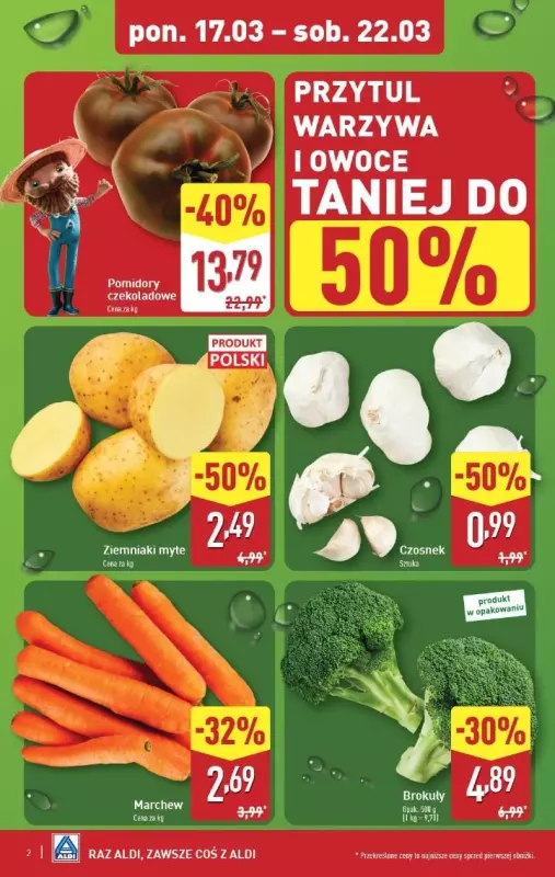 Aldi - gazetka promocyjna Pełny katalog! od poniedziałku 17.03 do soboty 22.03 - strona 2