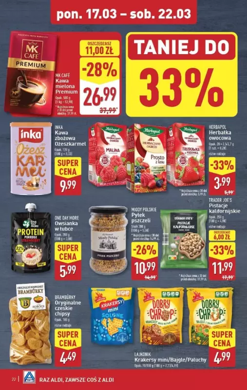 Aldi - gazetka promocyjna Pełny katalog! od poniedziałku 17.03 do soboty 22.03 - strona 22