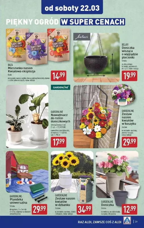 Aldi - gazetka promocyjna Pełny katalog! od poniedziałku 17.03 do soboty 22.03 - strona 39