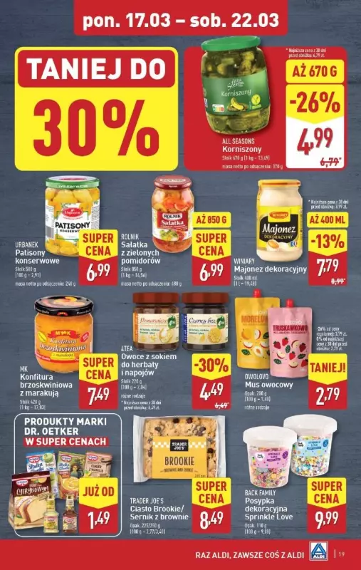 Aldi - gazetka promocyjna Pełny katalog! od poniedziałku 17.03 do soboty 22.03 - strona 19