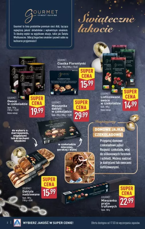 Aldi - gazetka promocyjna Gourmet od poniedziałku 17.03 do soboty 22.03 - strona 2