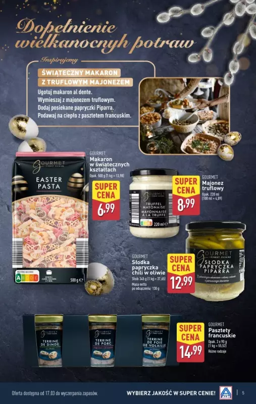 Aldi - gazetka promocyjna Gourmet od poniedziałku 17.03 do soboty 29.03 - strona 5