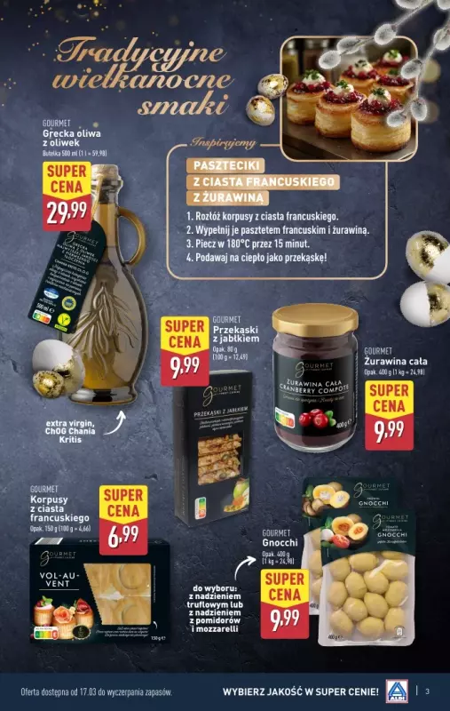 Aldi - gazetka promocyjna Gourmet od poniedziałku 17.03 do soboty 29.03 - strona 3