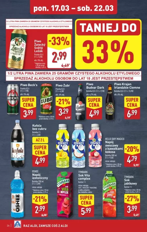 Aldi - gazetka promocyjna Pełny katalog! od poniedziałku 17.03 do soboty 22.03 - strona 26