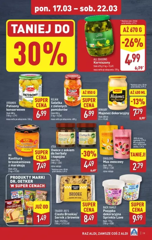 Aldi - gazetka promocyjna Pełny katalog! od poniedziałku 17.03 do soboty 22.03 - strona 19