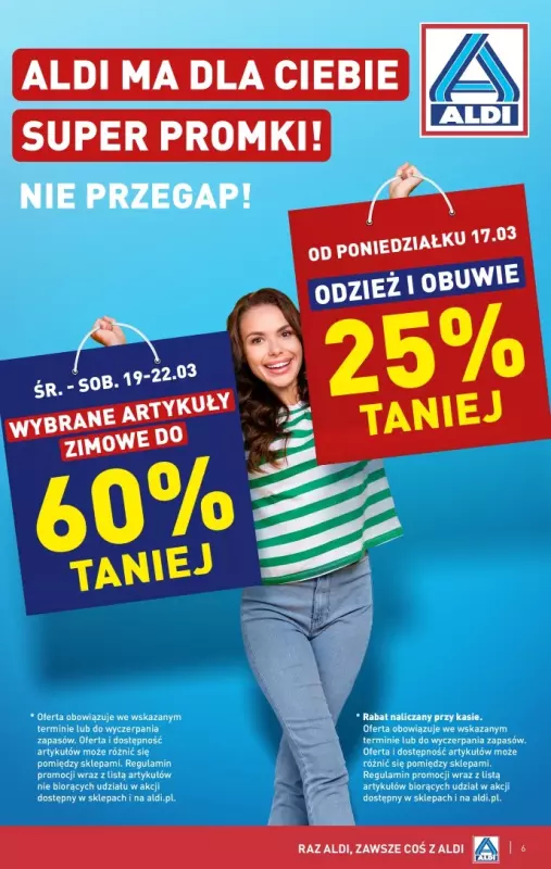 Aldi - gazetka promocyjna Aldi ma dla Ciebie super promki! od wtorku 18.03 do soboty 22.03