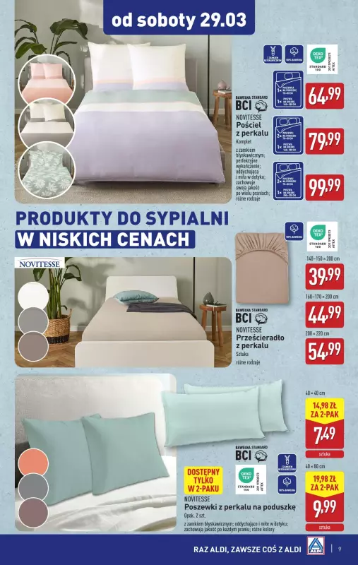 Aldi - gazetka promocyjna Aldi ma to coś! od środy 26.03 do soboty 29.03 - strona 9