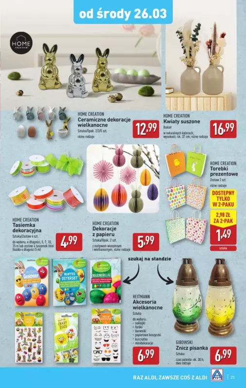 Aldi - gazetka promocyjna Pełny katalog! od poniedziałku 24.03 do soboty 29.03 - strona 25