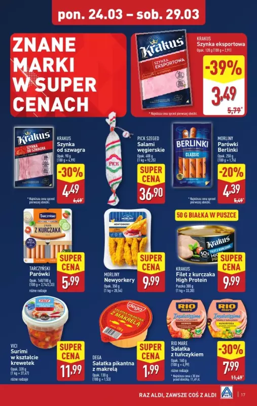 Aldi - gazetka promocyjna Pełny katalog! od poniedziałku 24.03 do soboty 29.03 - strona 17