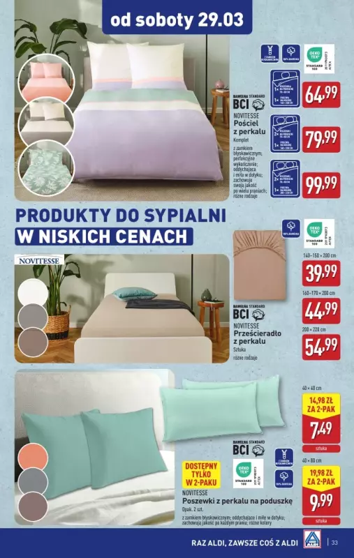 Aldi - gazetka promocyjna Pełny katalog! od poniedziałku 24.03 do soboty 29.03 - strona 33