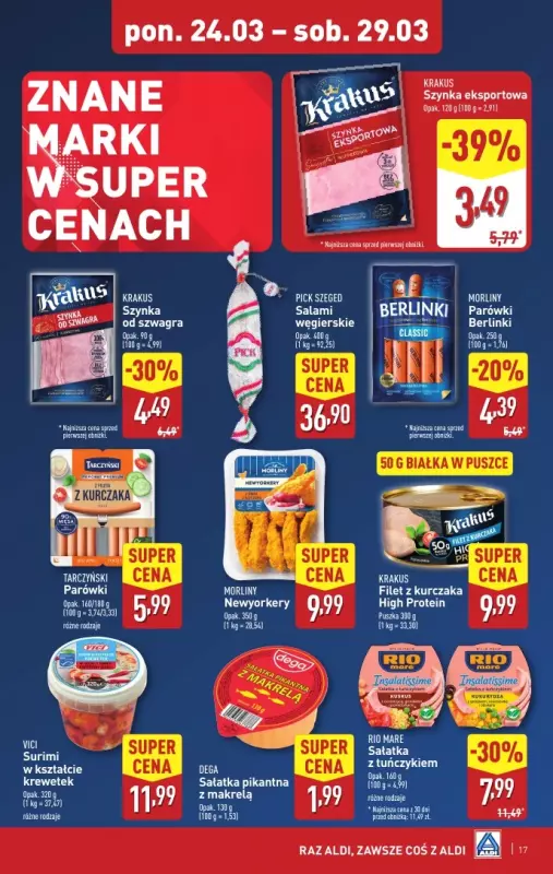 Aldi - gazetka promocyjna Pełny katalog! od poniedziałku 24.03 do soboty 29.03 - strona 17