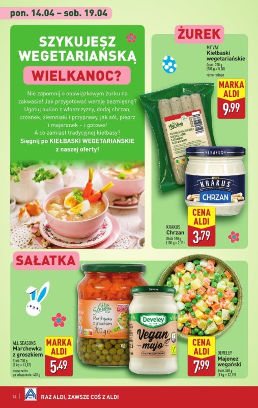 Aldi - gazetka promocyjna Pełny katalog! od poniedziałku 14.04 do soboty 19.04 - strona 14