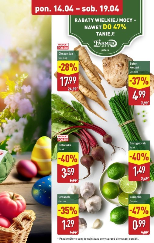 Aldi - gazetka promocyjna Wielkanocny tydzień TOP świeżości w Aldi! od wtorku 15.04 do soboty 19.04 - strona 5
