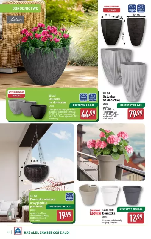 Aldi - gazetka promocyjna Katalog ogrodowy od niedzieli 20.04 do niedzieli 27.04 - strona 12