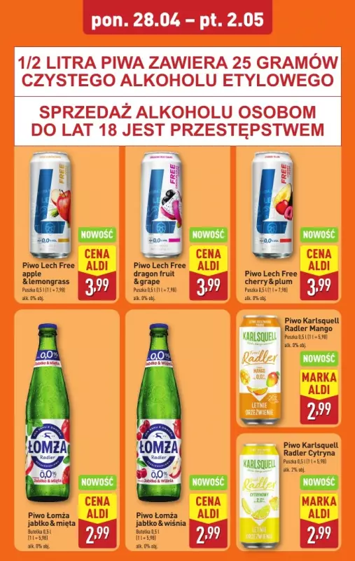 Aldi - gazetka promocyjna Weekend super cen w Aldi! od środy 30.04 do piątku 02.05 - strona 9