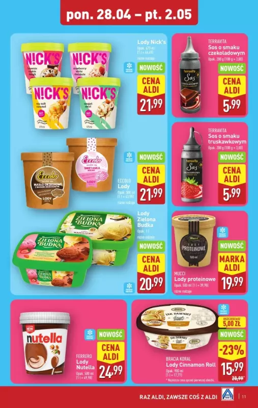 Aldi - gazetka promocyjna Weekend super cen w Aldi! od środy 30.04 do piątku 02.05 - strona 11