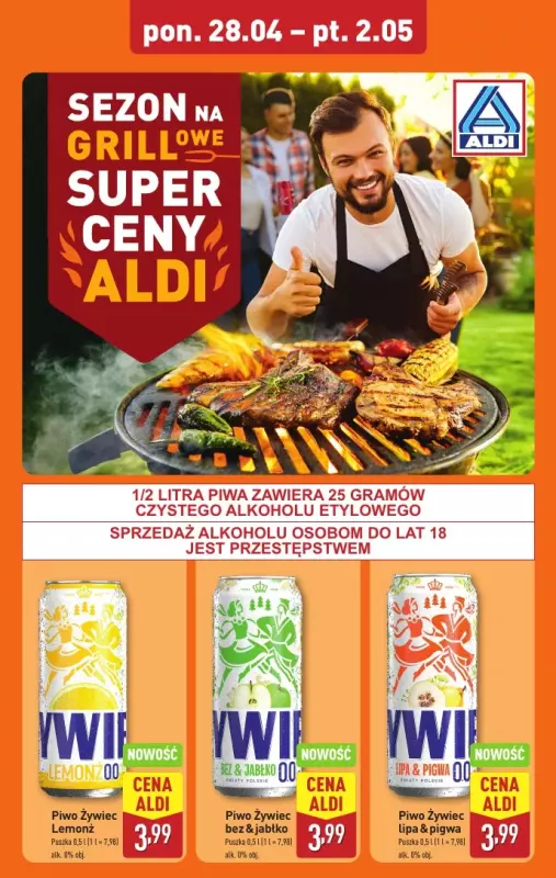 Aldi - gazetka promocyjna Weekend super cen w Aldi! od środy 30.04 do piątku 02.05 - strona 8