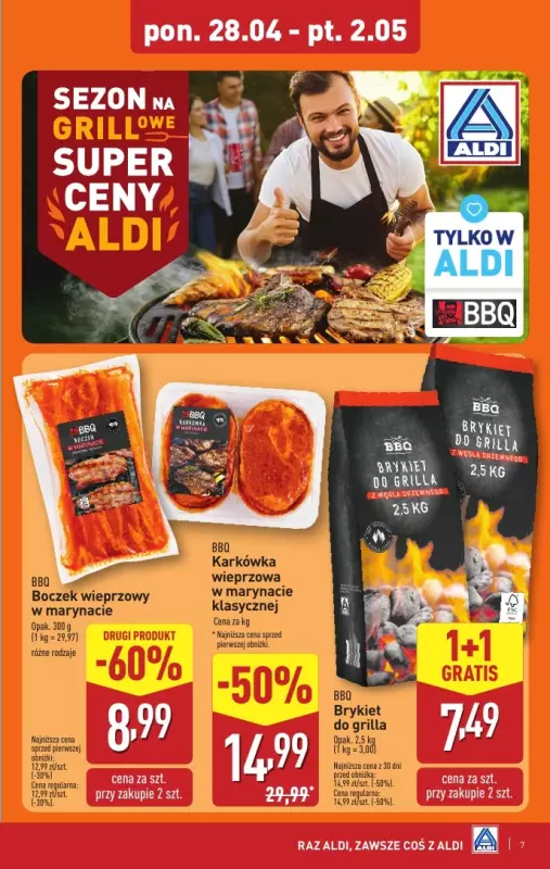 Aldi - gazetka promocyjna Weekend super cen w Aldi! od środy 30.04 do piątku 02.05 - strona 7