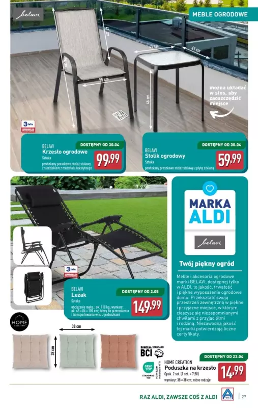 Aldi - gazetka promocyjna Katalog ogrodowy od niedzieli 27.04 do piątku 02.05 - strona 27