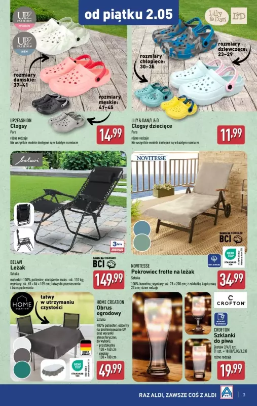 Aldi - gazetka promocyjna Super okazje od piątku w Aldi! od piątku 02.05 do piątku 02.05 - strona 3