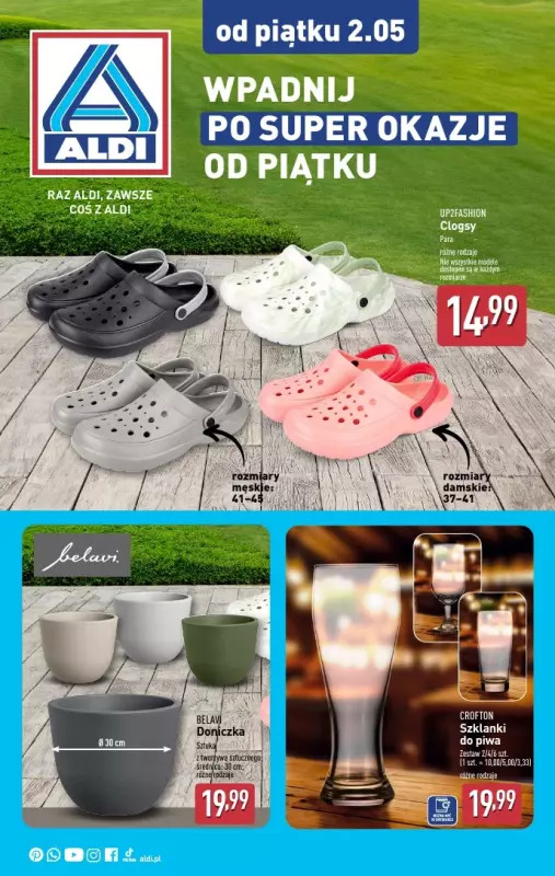 Aldi - gazetka promocyjna Super okazje od piątku w Aldi! od piątku 02.05 do piątku 02.05
