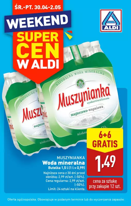 Aldi - gazetka promocyjna Weekend super cen w Aldi! od środy 30.04 do piątku 02.05 - strona 8