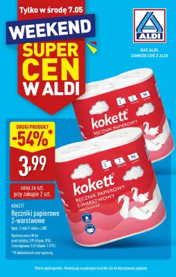 Aldi - gazetka promocyjna Weekend super cen w Aldi! od środy 07.05 do środy 07.05